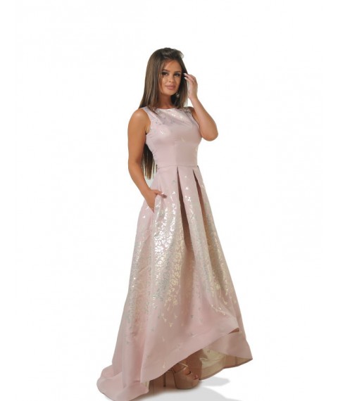 Платье женское розовое вечернее Modna KAZKA MKENG2255-2