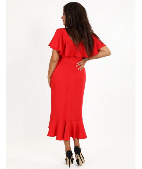 Платье женское красное вечернее Modna KAZKA MKENG3080-4