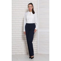 Женская блуза офисная белая Modna KAZKA MKBT8761-4 48