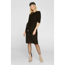 Платье женское облегающее чёрное "Кими" Modna KAZKA MKSH2220-1 50