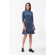 Женское дизайнерское платье синее мини Modna KAZKA MKRM1840