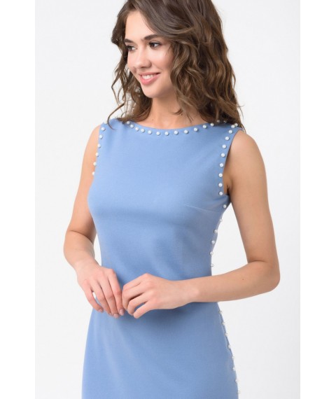 Платье голубое Modna KAZKA MKRM1201