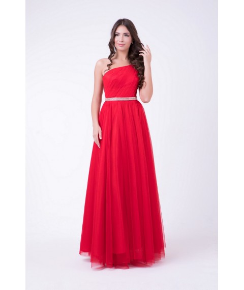 Платье красное веченее длинное в пол Modna KAZKA MKRM456-2 46