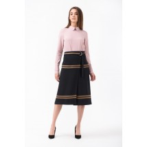 Женская блуза розовая базовая однотонная Modna KAZKA MKRM1861-1