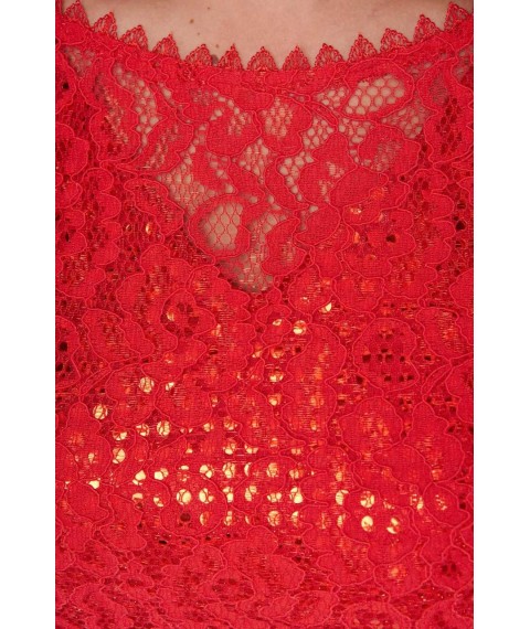 Платье женское вечернее красное с открытой спиной Modna KAZKA MKRM445