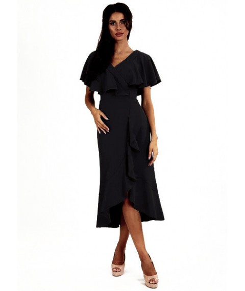 Платье женское чёрное вечернее Modna KAZKA MKENG3080-5 48