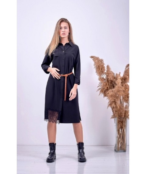 Платье женское черное "Джаз" Modna KAZKA МКPR488 48