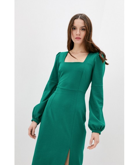 Платье женское коктейльное миди зеленое Modna KAZKA MKRM2369 44