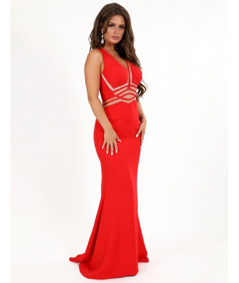Платье женское красное вечернее Modna KAZKA MKENG3058-1 44