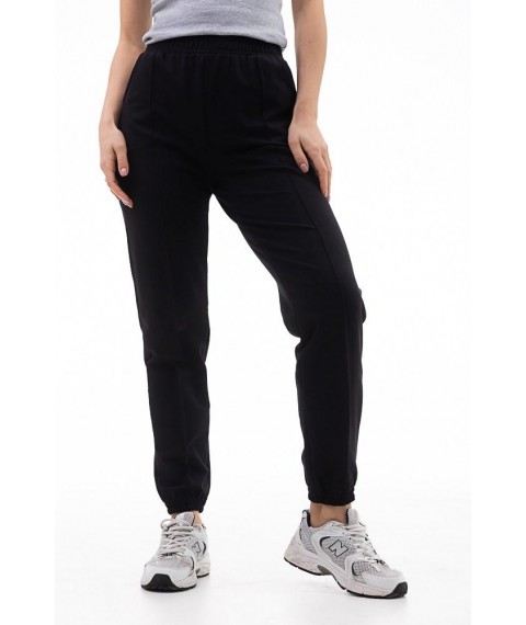 Спортивные штаны женские джоггеры черные Modna KAZKA MKAR32701-1 42