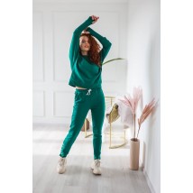Спортивный костюм женский зеленый Modna KAZKA MKSB006-2 42