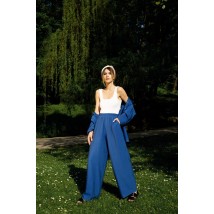 Костюм женский с брюками-палаццо и рубашкой электрик Modna KAZKA MKAS2006-01
