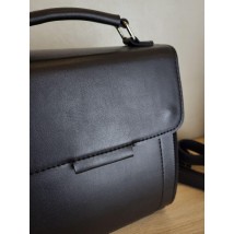 Рюкзак женский из экокожи с ремешком черный Modna KAZKA MK21-49-1