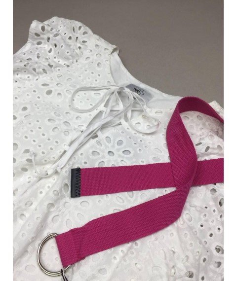 Пояс женский из ткани розовый Modna KAZKA MKRMXR-014-19-2