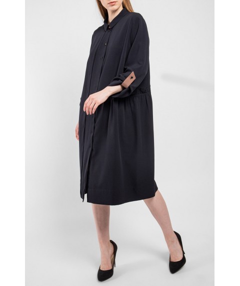 Платье женское черное дизайнерское Глория Modna KAZKA MKPR783-1 50