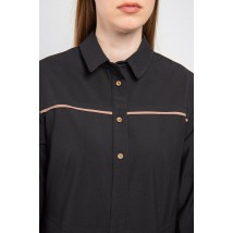 Платье женское миди черное Мелодия Modna KAZKA MKPR2110-1 46
