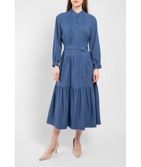 Платье женское миди синее Марианна Modna KAZKA MKPR2109-1