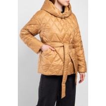 Куртка женская стеганая короткая трендовая кемел Modna KAZKA MKASAY23-3 44