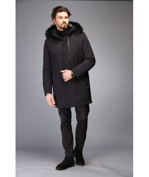 Куртка зимняя мужская с подкладкой из искусственного меха MKМА-69\164 50