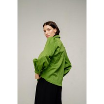 Блуза женская прямого кроя зеленая Modna KAZKA MKAZ6416