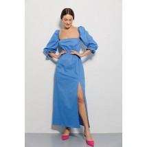 Платье женское летнее макси голубое Modna KAZKA MKAR46760-2 46