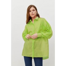 Женская рубашка с батиста зеленая Modna KAZKA MKRM4084-3 46