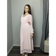 Платье нарядное женское летнее пудровое Весна Modna KAZKA MKPR140723-1 46