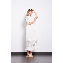 Платье женское летнее миди белое Modna KAZKA Мелания MKPR2526