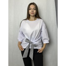 Рубашка элегантная женская белая Modna KAZKA MKAD0003-1 46