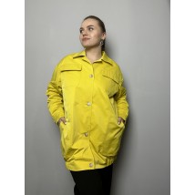 Куртка женская желтая осенняя Modna KAZKA MKTRG3522 48