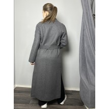 Пальто женское шерстяное графит Modna KAZKA MKDC1156