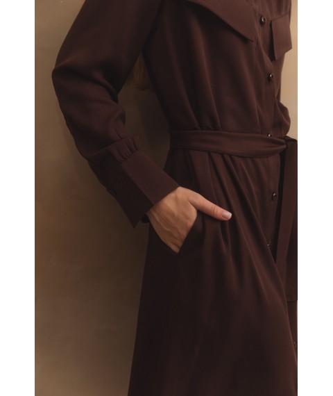 Платье женское с накладными карманами Modna KAZKA MKAZ6507-1