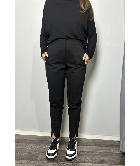 Спортивные штаны женские черные Modna KAZKA MKNK2044-1 44