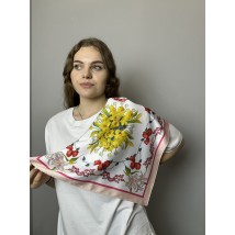 Платок женский "Весенний" 50х50 см Modna KAZKA MKNCH100623-9