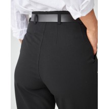 Женские классические прямые брюки черные Modna KAZKA MKSF150830-1 42