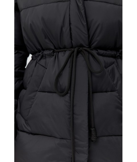 Куртка женская демисезонная черная Modna KAZKA MKRM4132-1 46