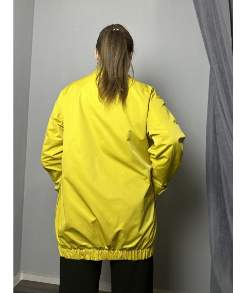 Куртка женская желтая осенняя Modna KAZKA MKTRG3522 42