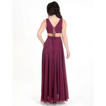 Платье женское вечернее фиолетовое длинное в пол Modna KAZKA MKENG3056-1 46