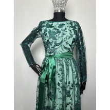 Платье женское вечернее зелёное Modna KAZKA MKENG2158-2 40