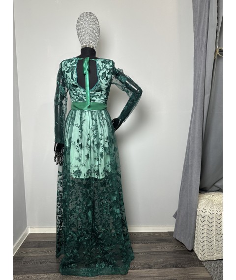Платье женское зелёное вечернее Modna KAZKA MKENG2158 40