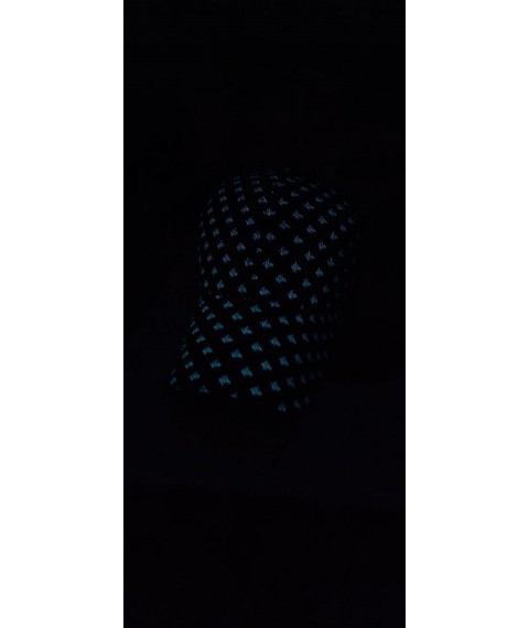 Бейсболка минималистичная со светящимся эффектом черная Modna KAZKA MKEL0002-2 57-58