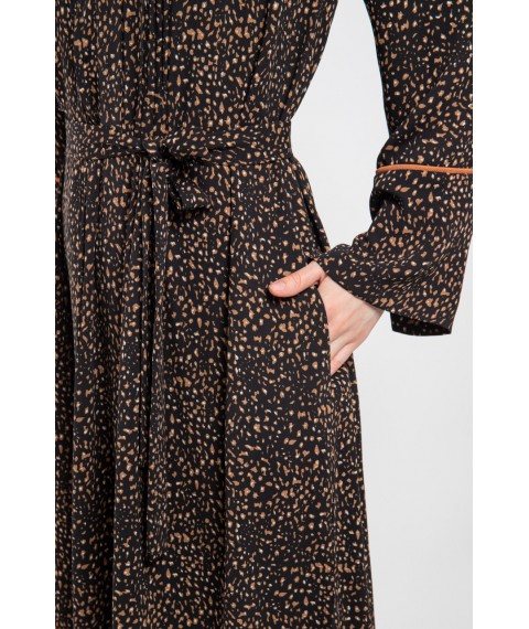Платье женское чёрное дизайнерское Modna KAZKA Тейлор МКPR6637 48