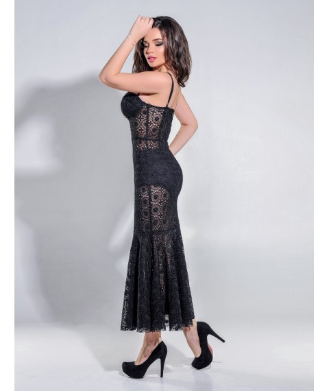Платье женское чёрное вечернее Modna KAZKA MKENG3059-1 42