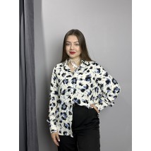 Блуза женская базовая молочная Modna KAZKA MKAZ6591-1