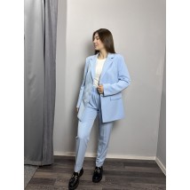 Женский брючный костюм голубой  Modna KAZKA MKJL891021\1108021 46