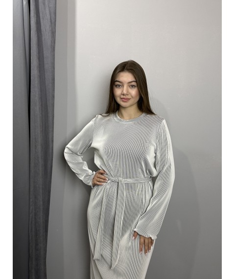 Женское платье черно-белое миди Modna KAZKA MKJL75001