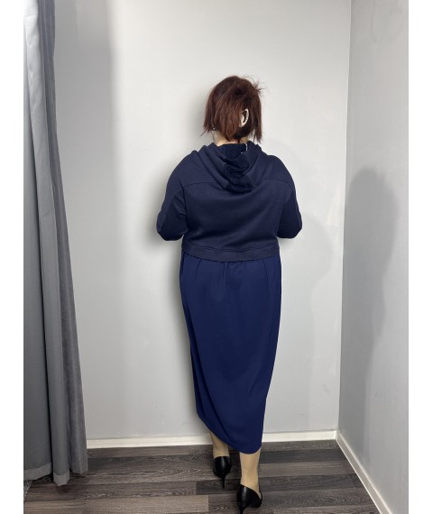 Платье женское миди синее "Даша" Modna KAZKA MKPR2118-4