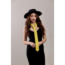 Женская галстук желтый слим Modna KAZKA MKCRA202020