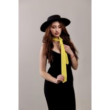 Женская галстук желтый слим Modna KAZKA MKCRA202020
