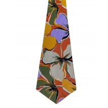 Женский галстук в цветочный принт Modna KAZKA MKCRA202035